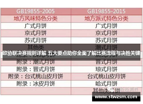 欧协联决赛规则详解 五大要点助你全面了解比赛流程与决胜关键